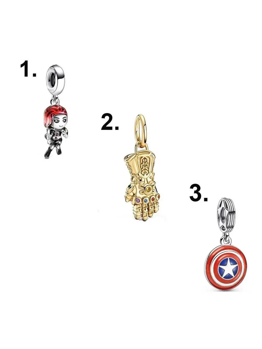 Marvel Avengers Charms For Bracelet - Pick Your Variation - Buy 2 Get 1 Free